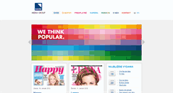Desktop Screenshot of bauermedia.sk
